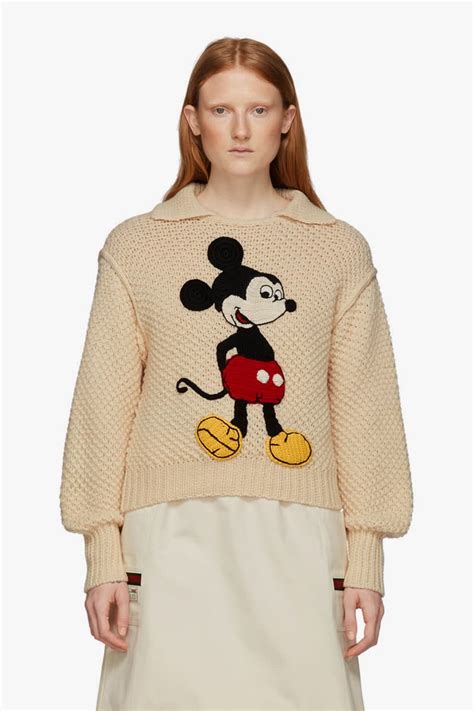 gucci mickey mouse sweater|Gucci mickey and Minnie jumpers.